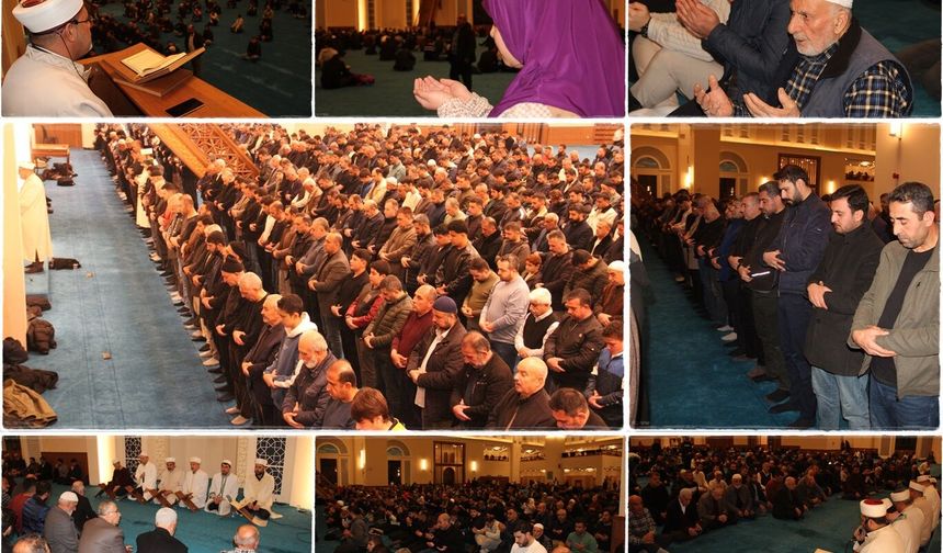 Batman'da Kadir Gecesi ibadet ve duayla idrak edildi