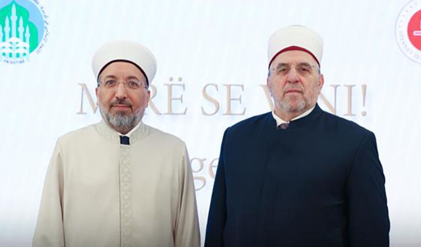 Diyanet İşleri Başkanı Arpaguş, Kosova'da