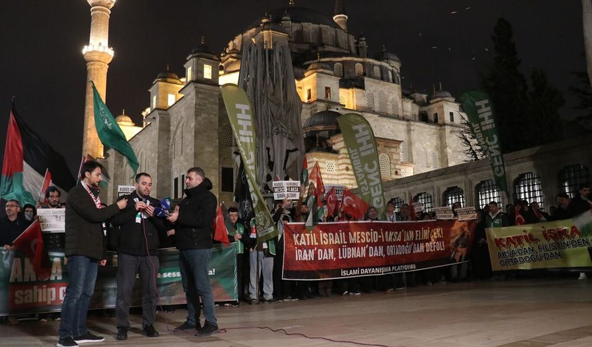Mescid-i Aksa'nın ibadete kapatılmasına STK'lardan ortak tepki