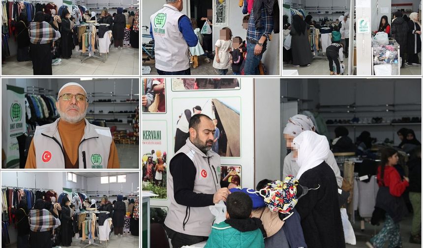 Umut Kervanı yüzlerce aileye bayram sevinci yaşattı