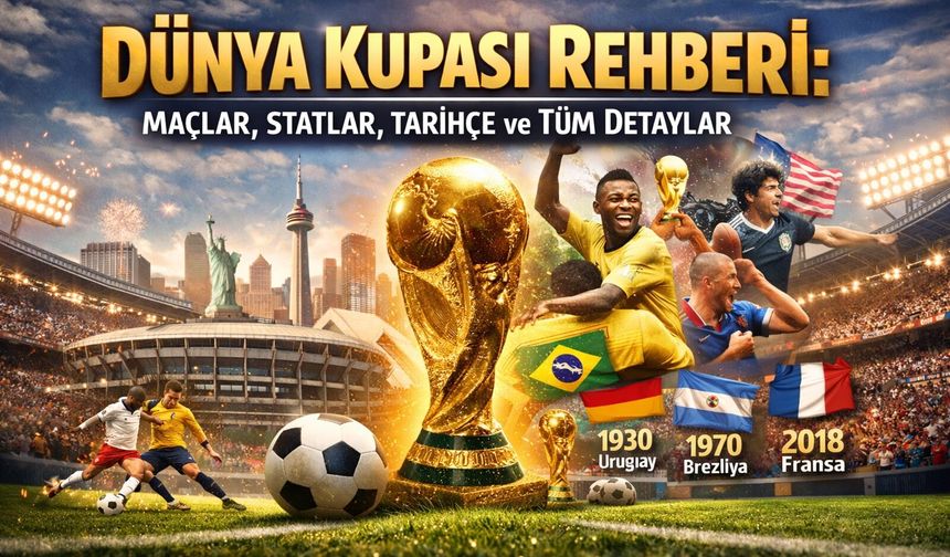 Dünya Kupası Rehberi: Maçlar, Statlar, Tarihçe ve Tüm Detaylar