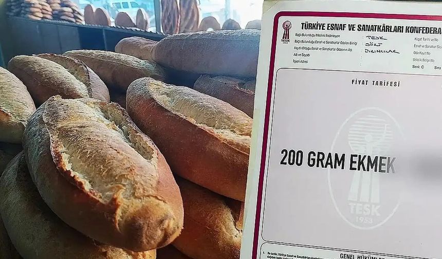 Ekmek fiyatlarında yeni dönem