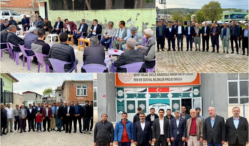 HÜDA PAR Milletvekili Dinç, Dicle ilçesinde sorunları yerinde dinledi