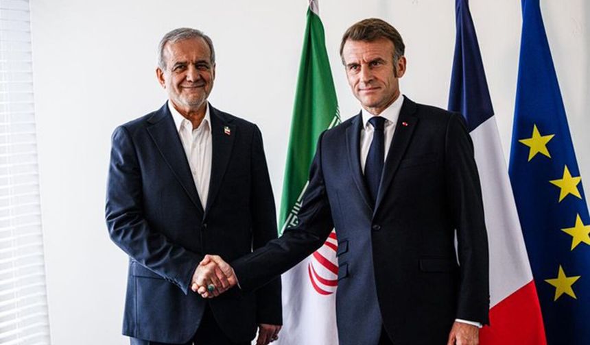 Macron ile Pezeşkiyan kalıcı ateşkesi görüştü