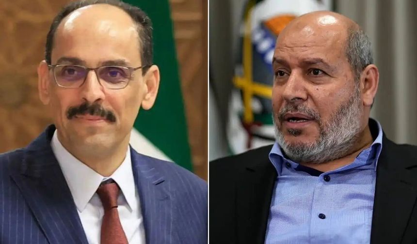MİT Başkanı Kalın, HAMAS heyeti ile görüştü