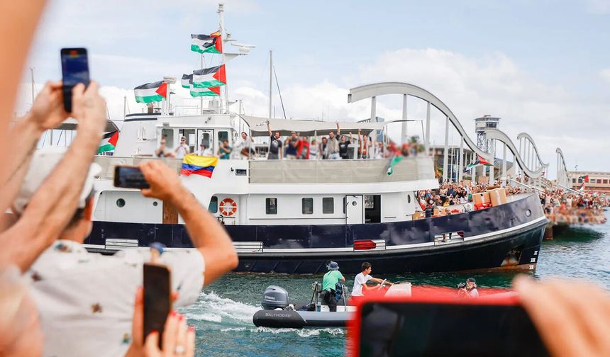 Sumud Filosu yarın Gazze'ye doğru yola çıkıyor
