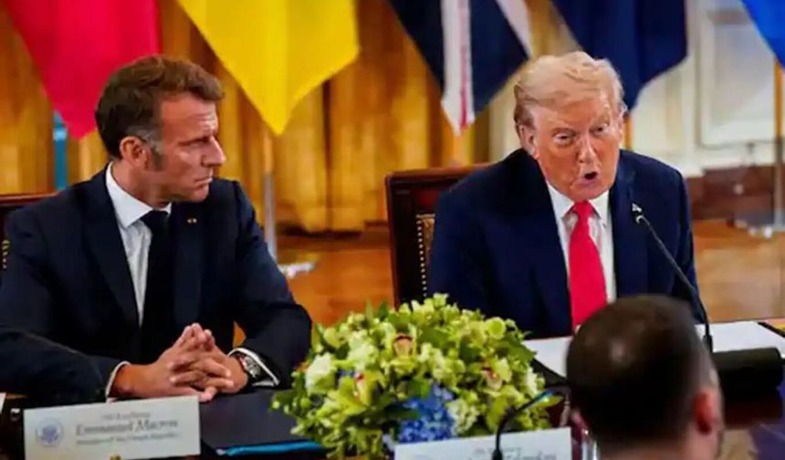 Trump'tan Macron'a sert sözler