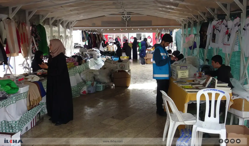 Karwana Hêvîyê ji bo Xezze, êtîm û mixtacan kermes vekir