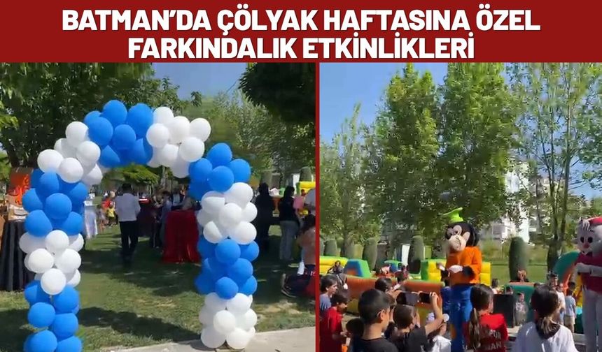 Batman’da Çölyak Haftasına Özel Farkındalık Etkinlikleri