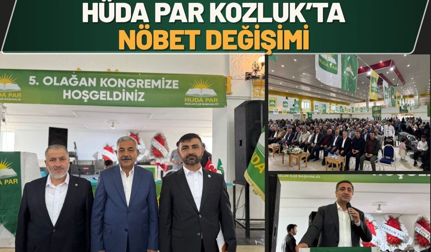 HÜDA PAR Kozluk’ta Nöbet Değişimi