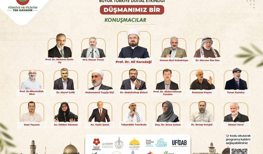 'Türkiye ve Filistin Tek Davadır' toplantısının sonuç bildirgesi açıklandı