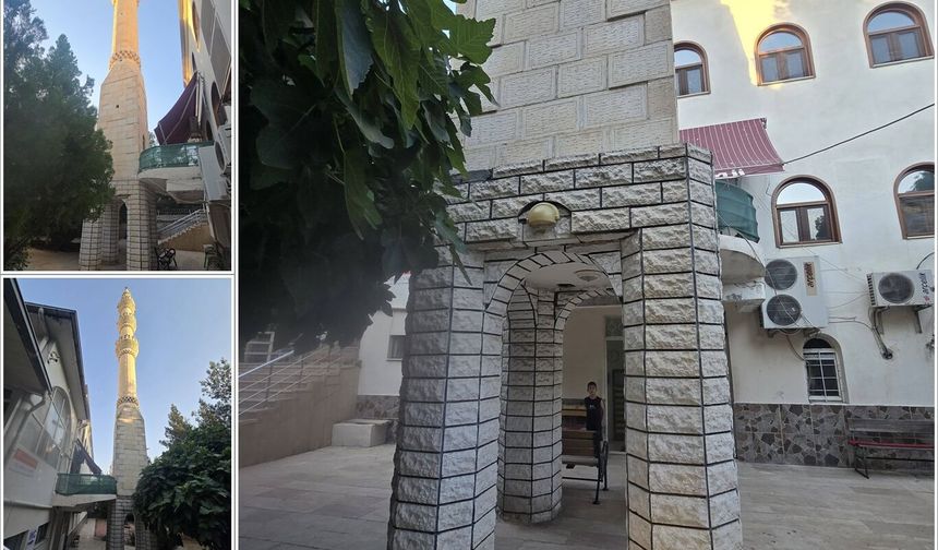 Batman'da 4 ayaklı minareli camii görenleri şaşırtıyor
