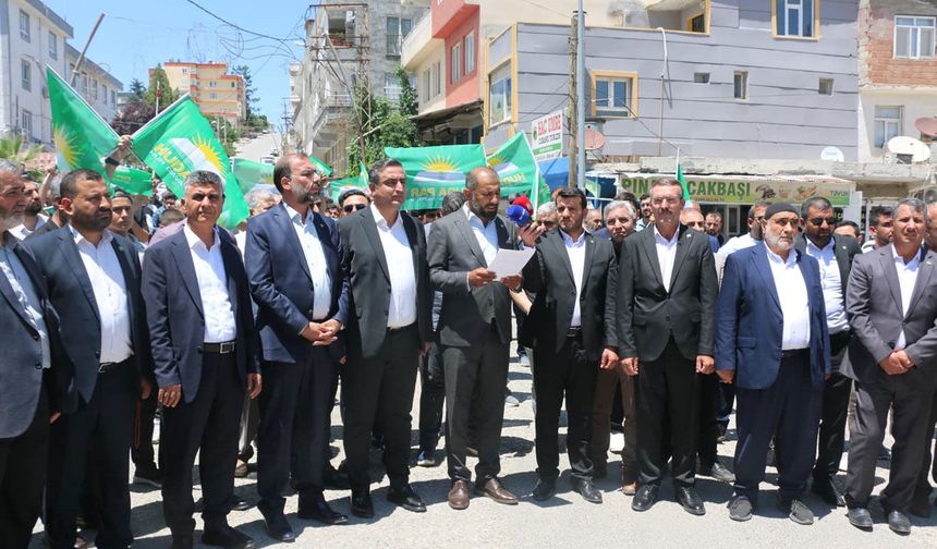 Bozova Belediyesi'nin skandal kararına HÜDA PAR'dan tepki