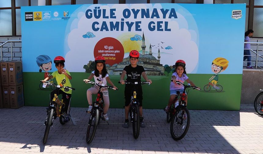 Konya'da 'Güle Oynaya Camiye Gel' projesi için başvurular başladı
