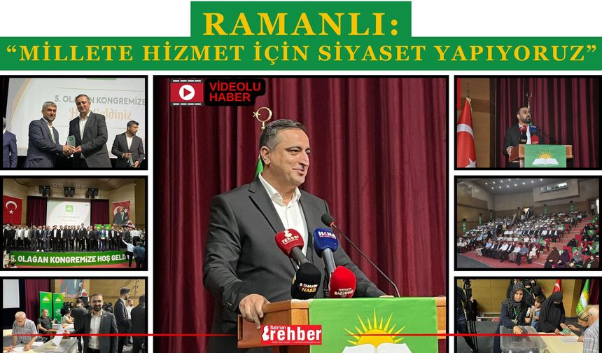Ramanlı: “Millete Hizmet İçin Siyaset Yapıyoruz”