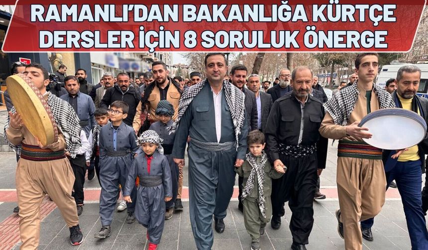 Ramanlı’dan Bakanlığa Kürtçe Dersler İçin 8 Soruluk Önerge
