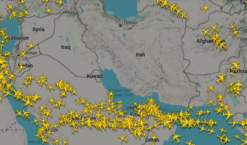 Suriye ve Irak hava sahasını geçici olarak kapattı
