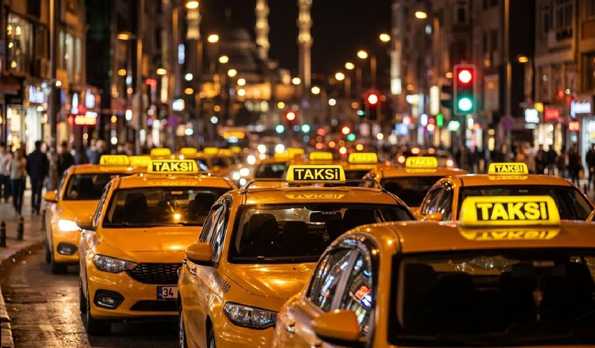 Taksimetre açmadan yolcu taşıyan taksi sürücüsüne 95 bin lira ceza kesildi