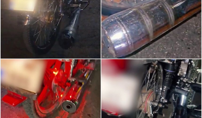Gaziantep'te 208 motosiklet sürücüsüne 3,9 milyon lira ceza