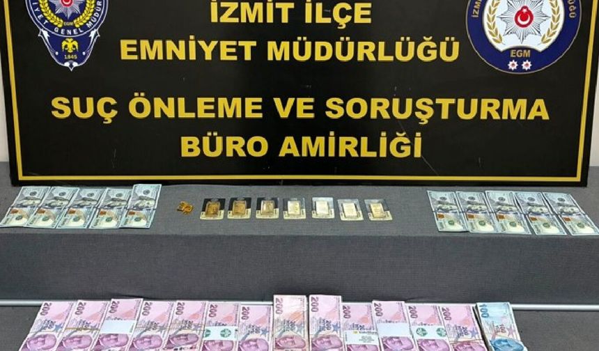 Kocaeli'de sahte altın dolandırıcılığı şüphelileri suçüstü yakalandı