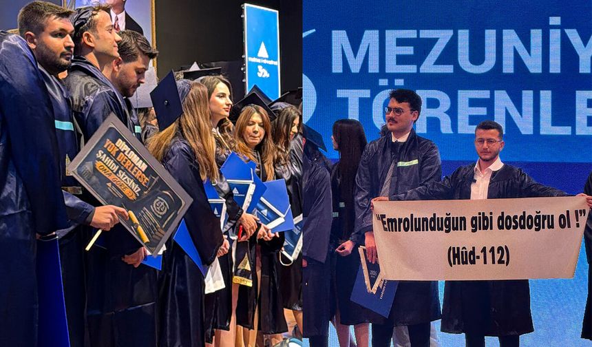 Mezuniyette ayete tahammülsüzlük