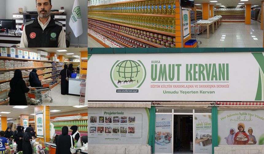Umut Kervanından ihtiyaç sahibi ailelere kapsamlı destek
