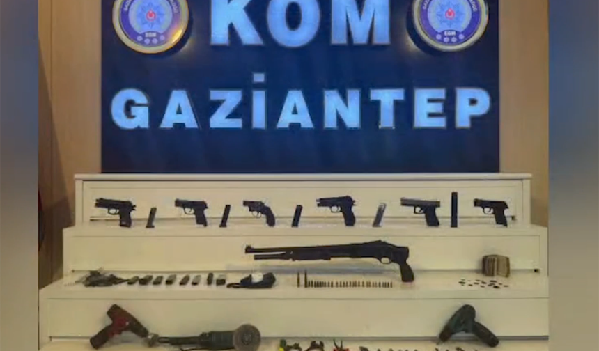 Gaziantep'te silah ve tarihi eser operasyonu: 1 şüpheli yakalandı