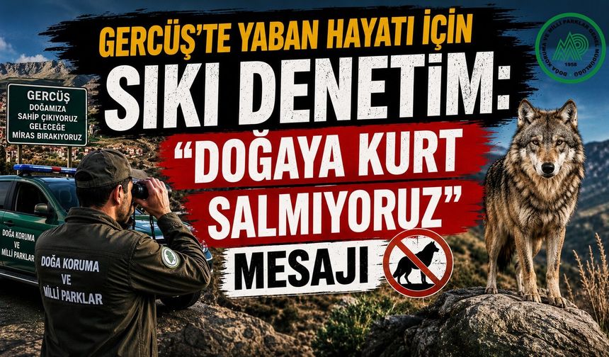 Gercüş’te Yaban Hayatı İçin Sıkı Denetim: “Doğaya Kurt Salmıyoruz”