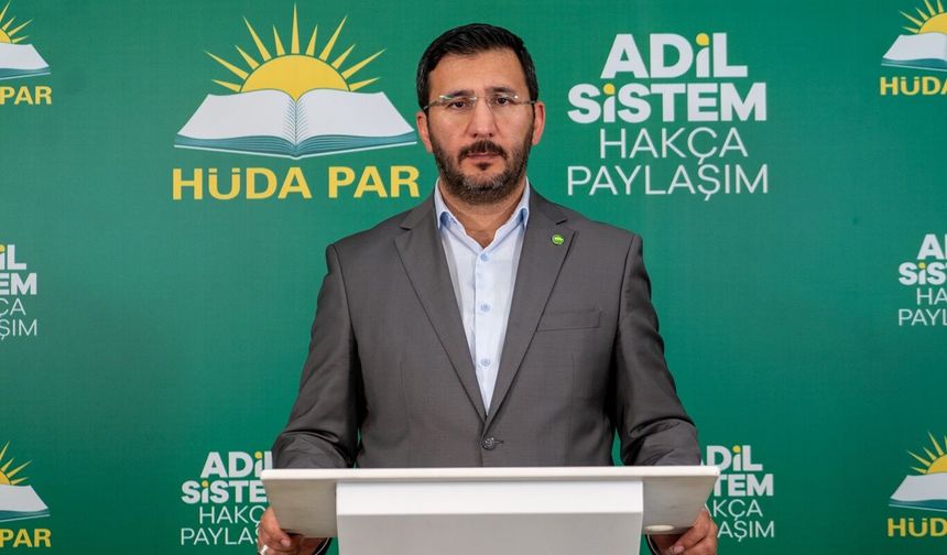 HÜDA PAR Dış İlişkiler Başkanı İmir: Filistin Konvoyu koruma altına alınmalı