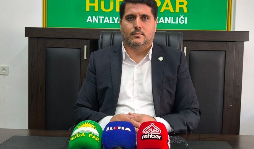 HÜDA PAR İl Başkanı Durmaz'dan Antalya için orman yangını uyarısı