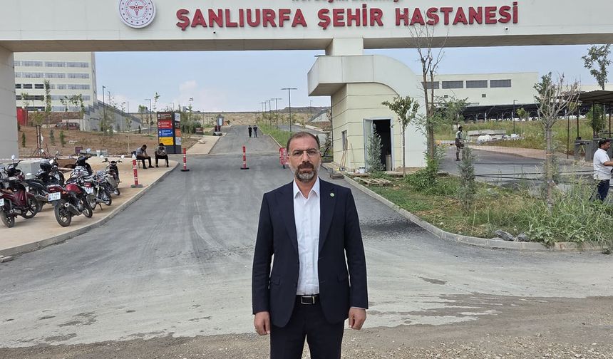 HÜDA PAR İl Başkanı Polat'tan Şehir Hastanesi eleştirisi: Bir varmış, bir yokmuş