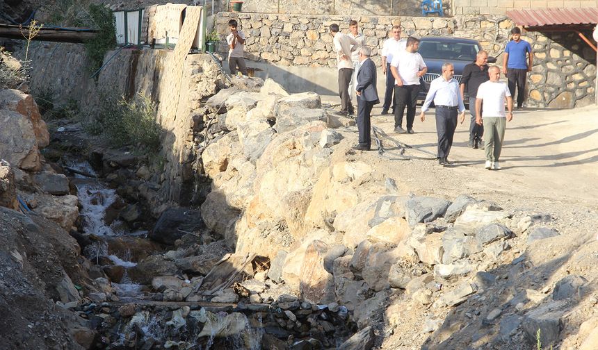 HÜDA PAR Milletvekili Demir, Taşdelen köyündeki baraj tehlikesine dikkat çekti