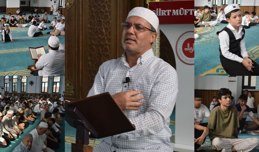 Siirt'te çocuklar ekranlardan uzaklaşıp camilerde iman ve ahlakla buluşuyor