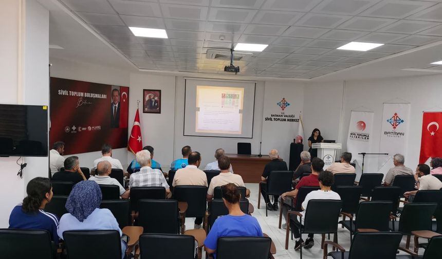 Batman’da STK Temsilcilerine Fizik Tedavi ve Rehabilitasyon Eğitimi