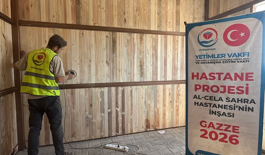 “Projeya Nexweşxaneya Sehra Al Cela” ya Weqfa Êtîman li Xezzeyê didome