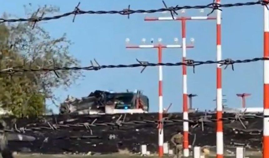 ABD askeri uçağı Almanya'daki bir hava üssünde düştü