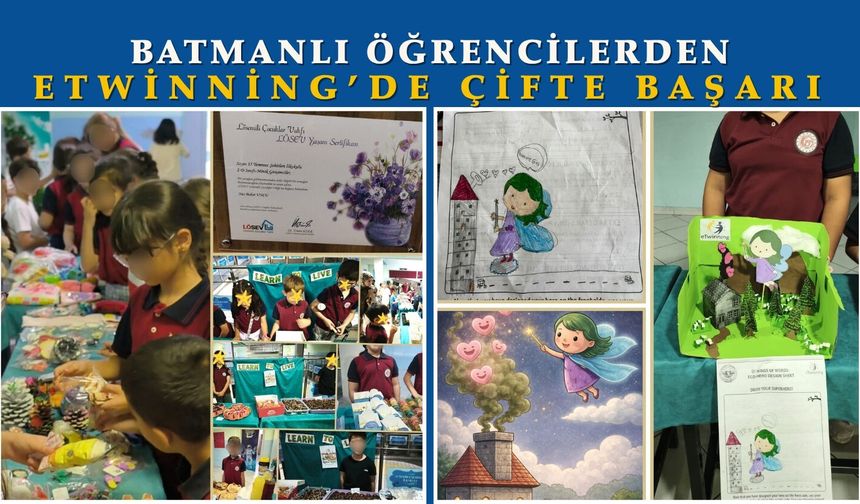 Batmanlı Öğrencilerden eTwinning’de Çifte Başarı