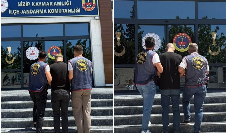 Gaziantep'te haklarında kesinleşmiş hapis cezası bulunan 2 firari yakalandı