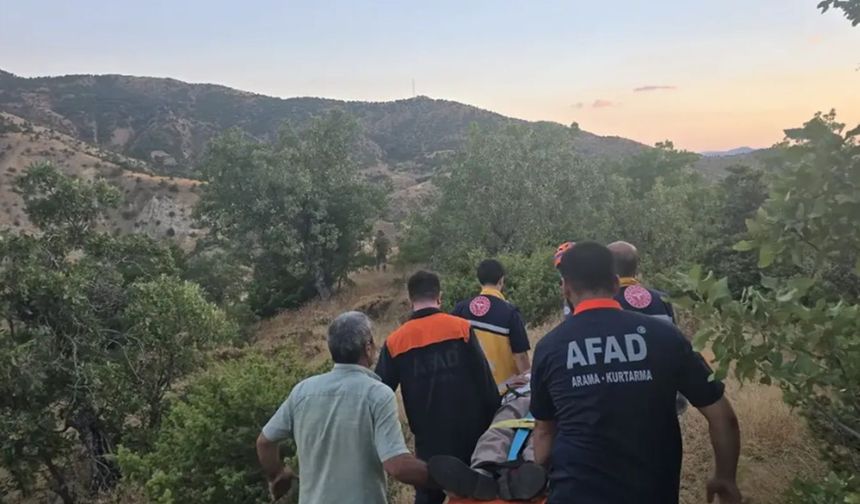 Genç'te kaybolan vatandaş ormanlık alanda sağ bulundu
