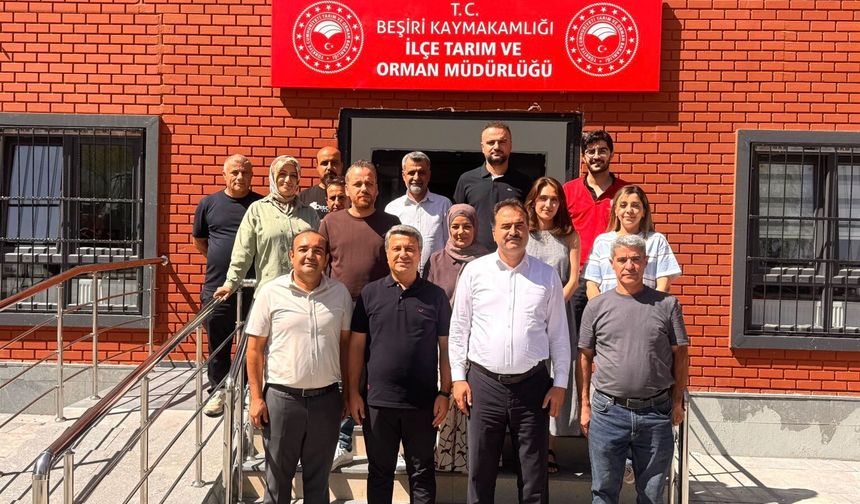İl Müdürü Tuncer’den Beşiri'ye Tarım ve Saha Ziyareti