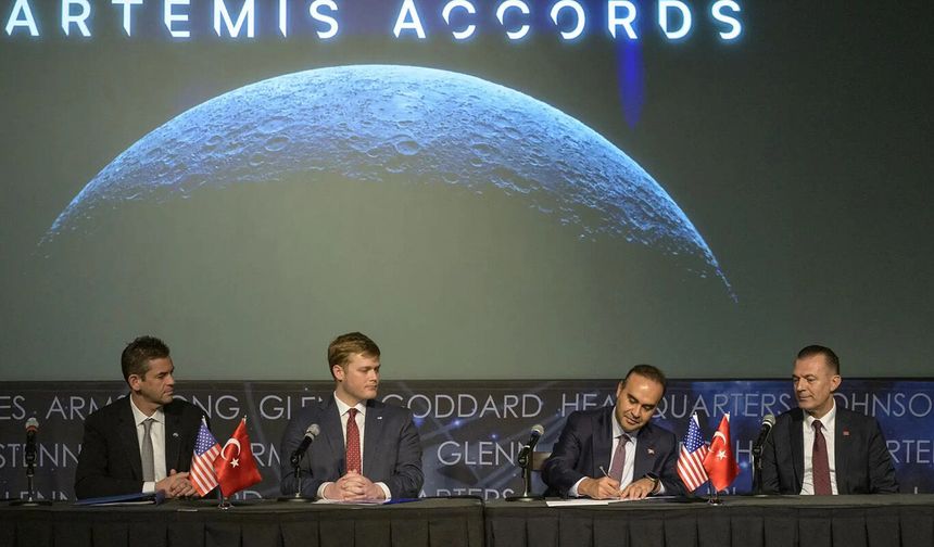 Türkiye Artemis Anlaşmaları'na imza atan 71'inci ülke oldu