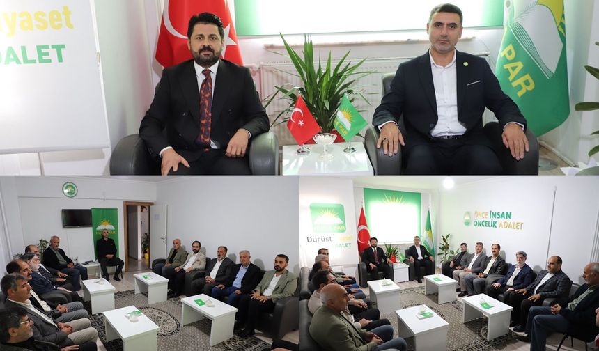AK Parti Heyetinden HÜDA PAR Bingöl İl Başkanlığına ziyaret