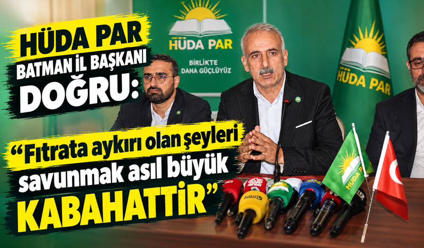 Başkan Doğru’dan LGBT Savunucularına Tepki