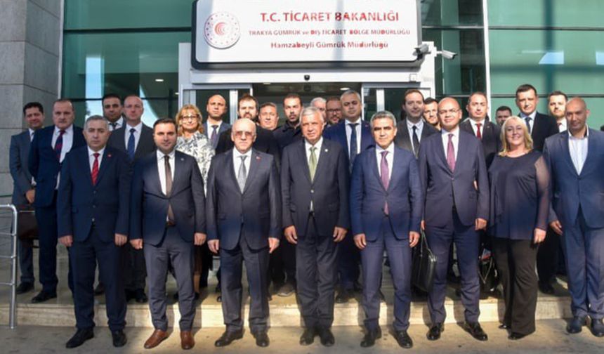 Türkiye-Bulgaristan gümrük toplantısı Hamzabeyli'de gerçekleştirildi