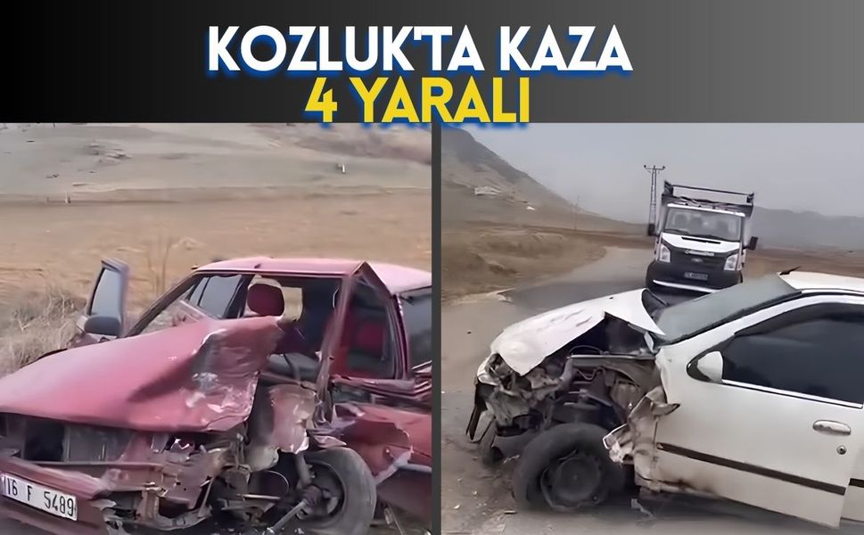 Kozluk'ta Kaza 4 Yaralı