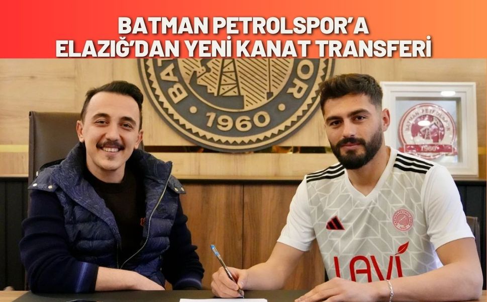 Batman Petrolspor’a Elazığ’dan Yeni Kanat Transferi