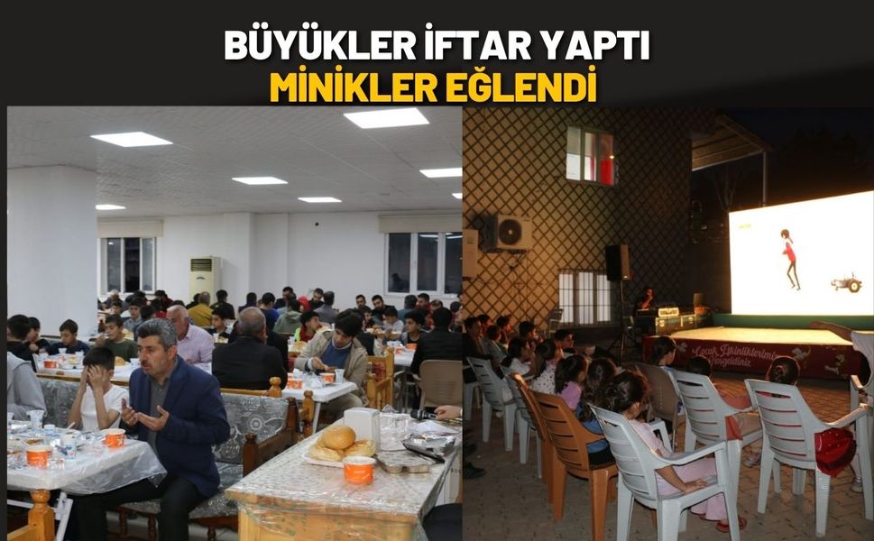 Bayındır Mahallesi’nde Büyükler İftar Yaptı, Minikler Eğlendi