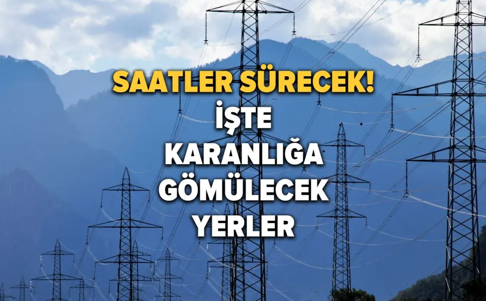 Batman’da yarın elektrik kesintisi yaşanacak: İşte etkilenecek bölgeler