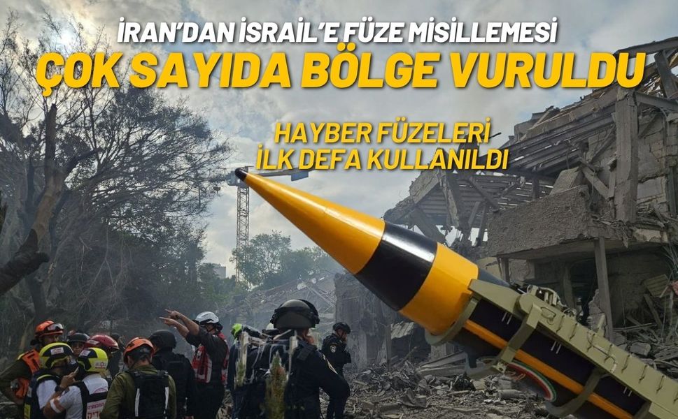 İran’dan İsrail’e Füze Misillemesi Çok Sayıda Bölge Vuruldu