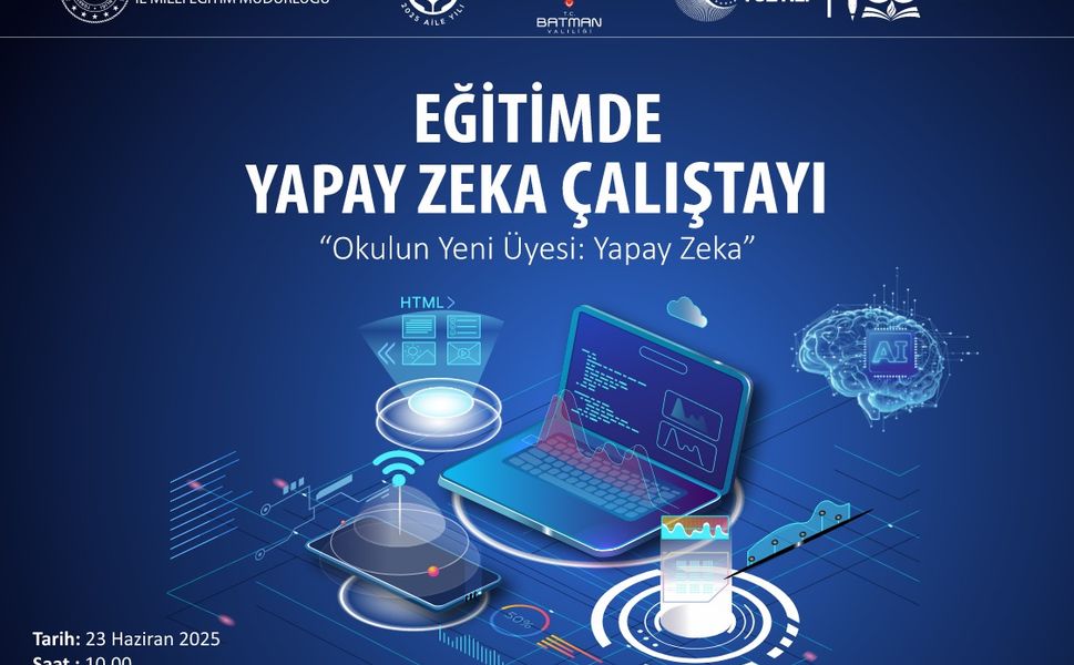 Batman'da “Eğitimde Yapay Zeka Çalıştayı” Başlıyor: Vali Canalp de Katılacak